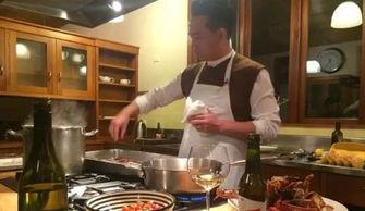 明星厨房照,厨房里的星光熠熠瞬间